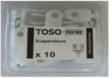 10 suspendeurs rail - 16.10 € TTC