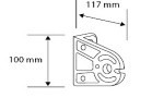 Supports de pose fonte d'aluminium